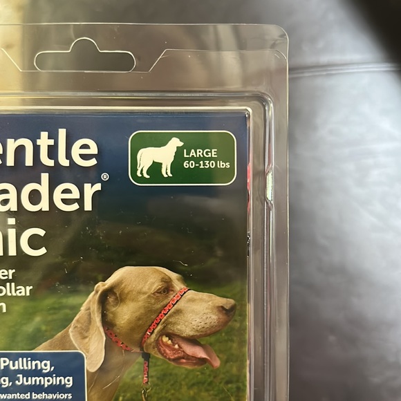 Gentle leader chic, POPPIES head collar and leash, size large - Picture 4 of 8